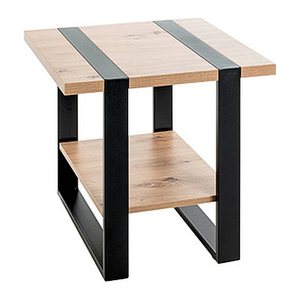 HAKU Möbel Beistelltisch quadratisch Spanplatte eiche 45,0 x 45,0 x 45,0 cm, 1 St.