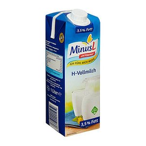 MinusL® H-Vollmilch laktosefreie Milch 3,5 % 10x 1,0 l