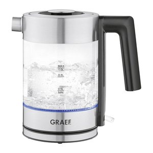 GRAEF Wasserkocher WK350 transparent 1,0 l 2.200 W