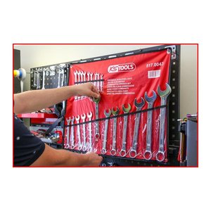 KS TOOLS® Ring-Maulschlüssel-Satz 517.0043 21-teilig