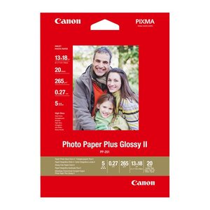 Canon Fotopapier PP-201 12,7 x 17,8 cm hochglänzend 265 g/qm 20 Blatt