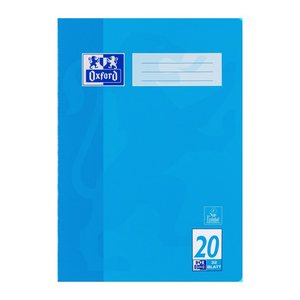 OXFORD Doppelheft Lineatur 20 blanko DIN A4 ohne Rand, 32 Blatt, 1 St.