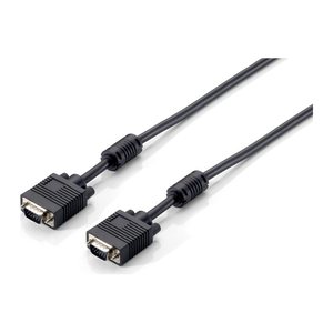 Equip VGA Kabel 1920x1080/60Hz Ferrit St/St 1.00m schwarz Polybeutel