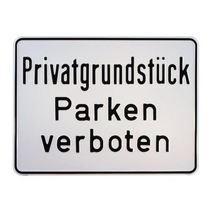 SafetyMarking® Hinweisschild "Parken verboten" rechteck 33,0 x 25,0 cm, 1 St.