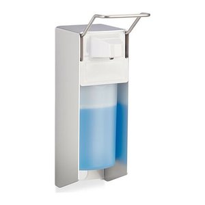 relaxdays Desinfektionsspender 10024242_0 silber Kunststoff 0,5 l, 1 St.