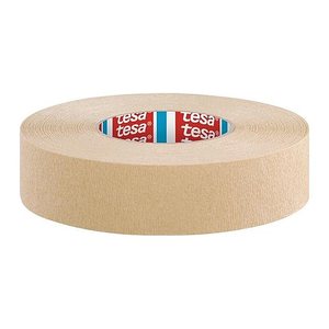 tesa CURVES Kreppband braun 38,0 mm x 50,0 m 1 Rolle