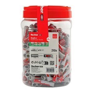 fischer BigBox - DuoPower 10x50 570550 Universaldübel Ø 10 mm x 50 mm, 210 St.