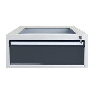ADB Schubladenschrank anthrazit, lichtgrau 1 Schublade 53,1 x 70,0 x 20,0 cm, 1 St.
