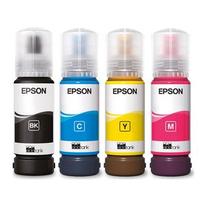 EPSON 104/T00P64 schwarz, cyan, magenta, gelb Tintenflaschen, 4er-Set
