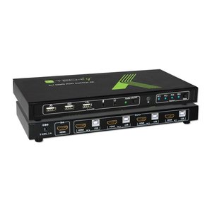Techly KVM Switch USB, HDMI, 4K, 4 Wege