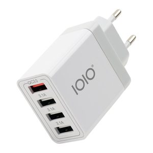 Olympia IOIO Ladegerät UL4 3xUSB-A3.1/1xUSB-A QC3.0 weiß