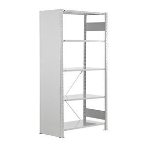 SCHULTE MULTIplus Seitenblende Abschlusswand lichtgrau 40,0 cm 130,0 cm