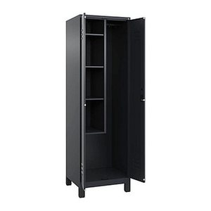 CP Putzmittelschrank Classic Plus 080110-00 S10033 anthrazitgrau 4 Fachböden 60,0 x 50,0 x 195,0 cm, aufgebaut, 1 St.