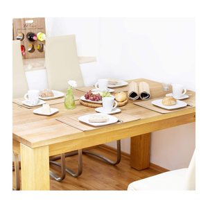 relaxdays Platzset braun 30,0 x 45,0 cm, 6 St.