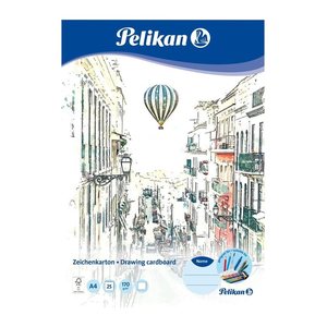 Pelikan Zeichenkarton DIN A4 170 g/qm, 25 Blatt, 1 St.