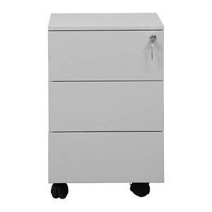 Gürkan Rollcontainer lichtgrau 3 Auszüge 40,0 x 60,0 x 61,0 cm