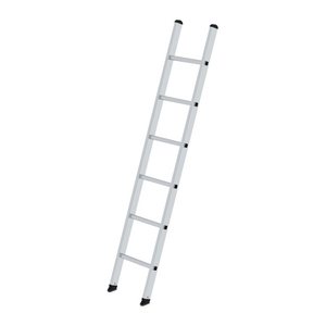 MUNK Anlegeleiter 11173 silber 6 Sprossen, H: 190,0 cm