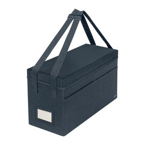 LEITZ Desk Sharing Tasche mit Deckel 67230089 Stoff grau