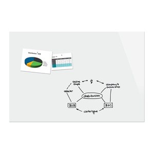 SIGEL Glas-Magnettafel 180,0 x 120,0 cm super-weiß