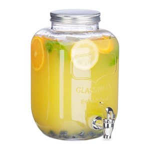relaxdays Getränkespender 5,0 l, 1 St.