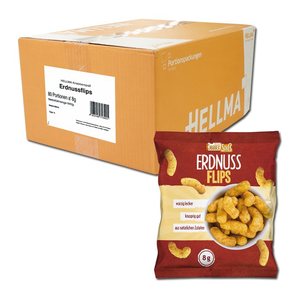 HELLMA Erdnuss Flips  80x 8,0 g, 80 St.