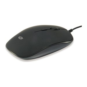CONCEPTRONIC Optische Maus USB-A/1200DPI/4Tasten L+R schwarz