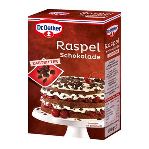Dr. Oetker Raspelschokolade Zartbitter 100,0 g, 1 St.