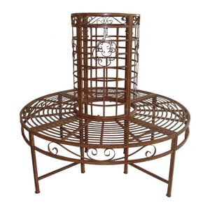 Garden Pleasure Baumbank LARISSA 950251 braun Metall 121,0 cm