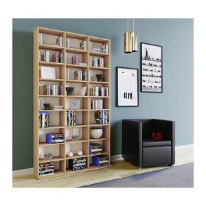 VCM my home Bücherregal Megosa Maxi buche 102,0 x 23,0 x 180,0 cm, 1 St.