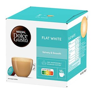 NESCAFÉ DOLCE GUSTO® Flat White Velvety & Smooth Kaffeekapseln, mild, 16 St.