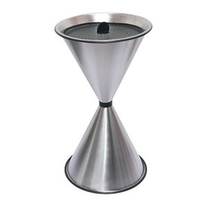 SZ Metall 29718 Standaschenbecher silber, 1 St.