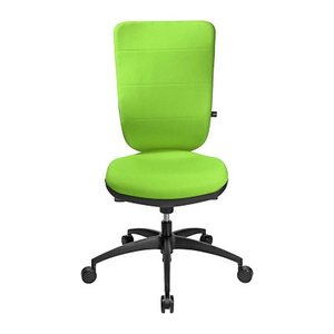 Topstar Bürostuhl Soft Pro 100, NN400 T35 Stoff grün, Gestell schwarz