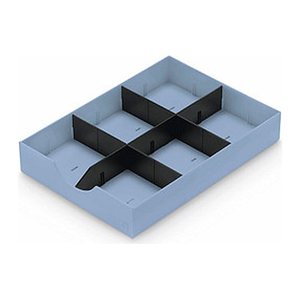 styro styrodoc Schubladeneinsatz blau 1 St.