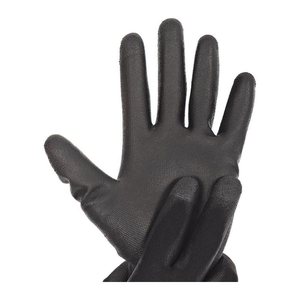 HYGOSTAR unisex Arbeitshandschuhe Black Ace Touch schwarz Größe 8, 12 Paar