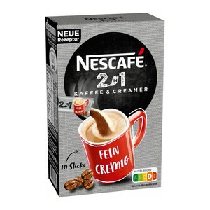 NESCAFÉ 2in1 Instantkaffee, mild, 10 St.