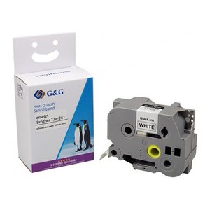 G&G Schriftband kompatibel mit Brother TZe-261