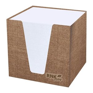 RNK-Verlag Zettelbox Eco weiß inkl. ca. 900 Notizzettel weiß, 1 St.