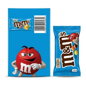 m&m's CRISPY Schokobonbons 24x 36,0 g, 24 St.