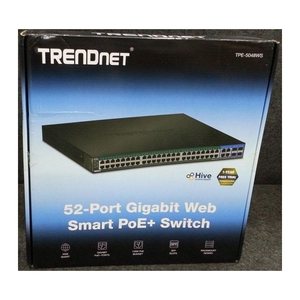 TRENDnet Switch 52-Port Gbit PoE+ Web Smart 740W 4xSFP 19"