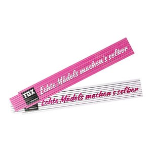 TOX Meterstab Echte Mädels machens selber, 09969002/T, Holz 200 cm