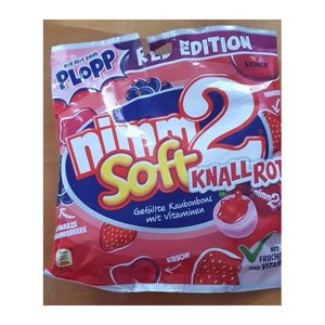 nimm2® Soft Knallrot Kaubonbons 46 St./ 240,0 g, 1 Pack