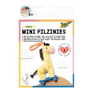 folia Nähset Mini Filzinies GIRAFFE gelb