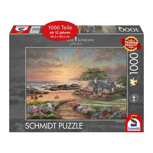 Schmidt Thomas Kinkade Seaside Cottage Puzzle, 1000 Teile