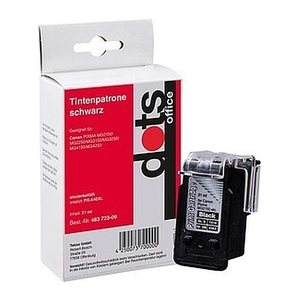 dots  schwarz Druckerpatrone kompatibel zu Canon PG-540XL
