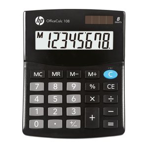 HP OfficeCalc 108 Tischrechner schwarz