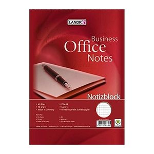 LANDRE Spiralblöcke A7-40 Blatt-Lineatur 22-70g/qm-neutral 2