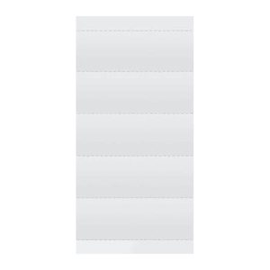 FALKEN Beschriftungsschilder für Hängeregister weiß, 100 St.