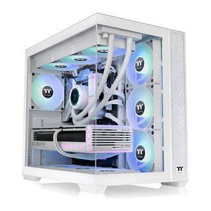 Geh Thermaltake View 380 TG Midi Tower "ARGB Snow" White retail