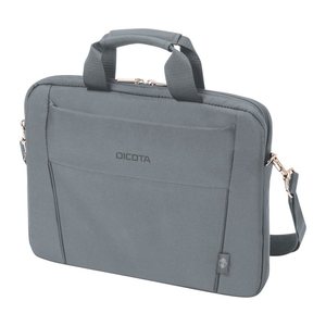 DICOTA Laptoptasche Slim Eco BASE Kunstfaser grau D31305-RPET bis 35,8 cm (14,1 Zoll)