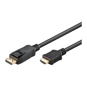goobay DisplayPort 2.0/HDMI 2.1 Kabel 3,0 m schwarz, 1 St.